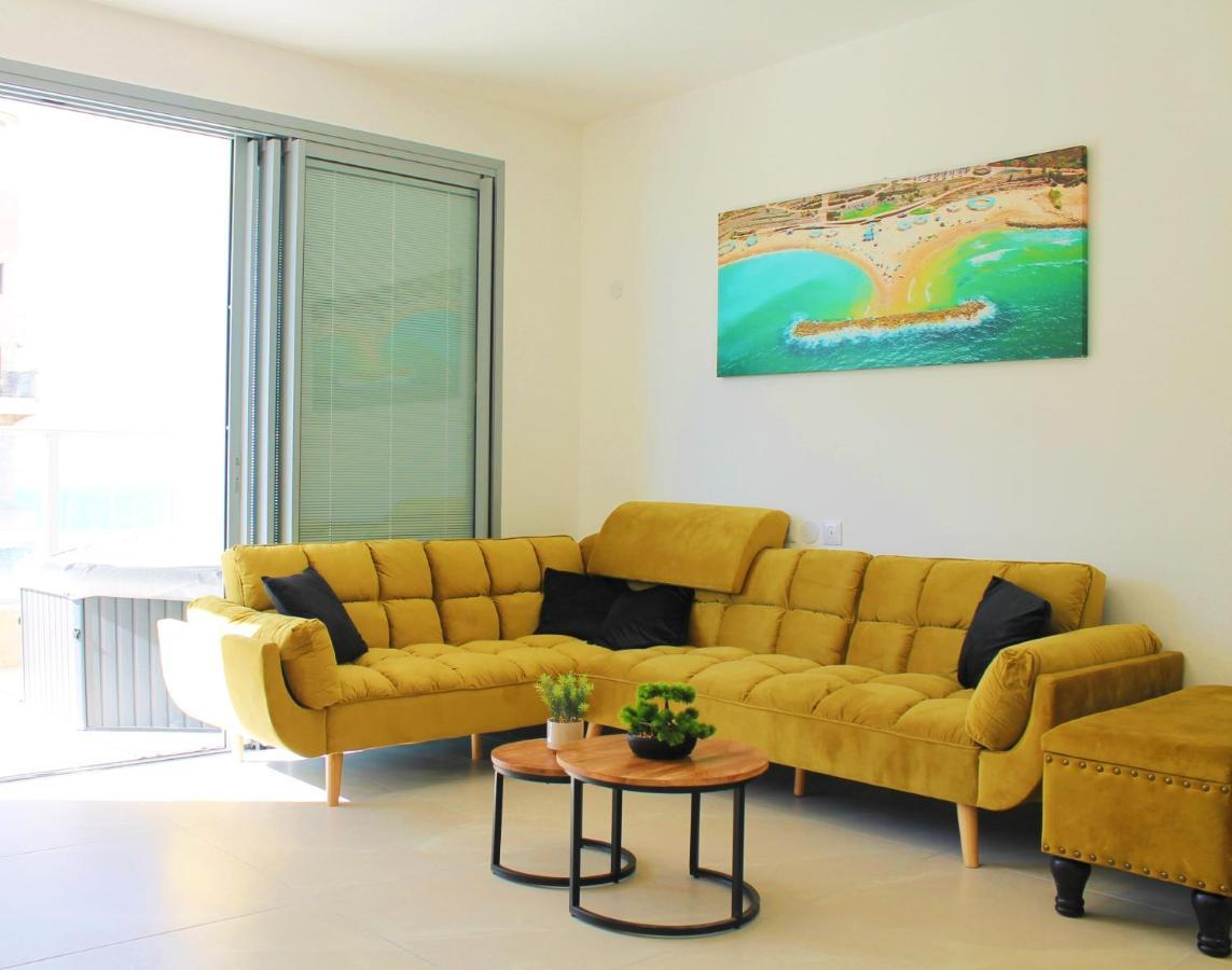 Beach Suite Israel- Private Jacuzzi, Beach View, Gym, Low Fee For Off-Site Indoor Pool & Spa ביץ סוייט ישראל- ג'קוזי פרטי עם נוף ים, אפשרות לבריכה מקורה וספא בתשלום ממש מוזל Ashkelon Eksteriør bilde